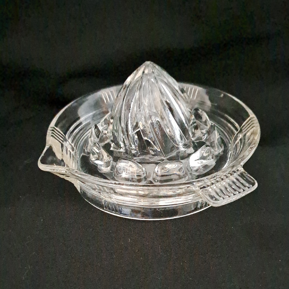 Vintage Hazel Atlas Glass Lemon Reamer